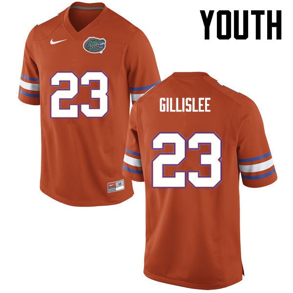 Florida Gators Youth #23 Mike Gillislee College Football Orange